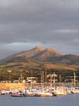 SX27661 Sunset on sailboat in Argeles-sur-Mer harbour.jpg